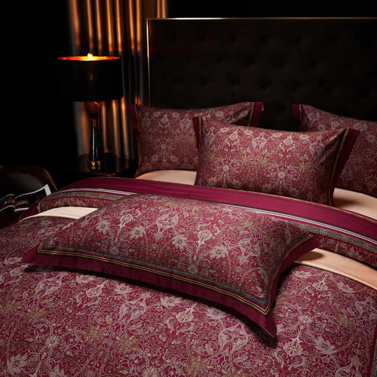 Dame Dynebetræksæt Paisley Jacquard Design 1