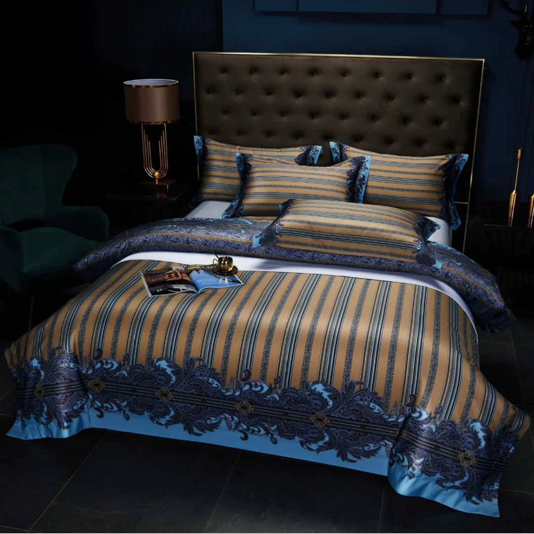 Dame Dynebetræksæt Paisley Jacquard Design 13