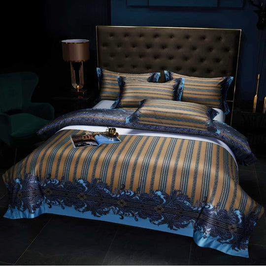 Dame Dynebetræksæt Paisley Jacquard Design 13