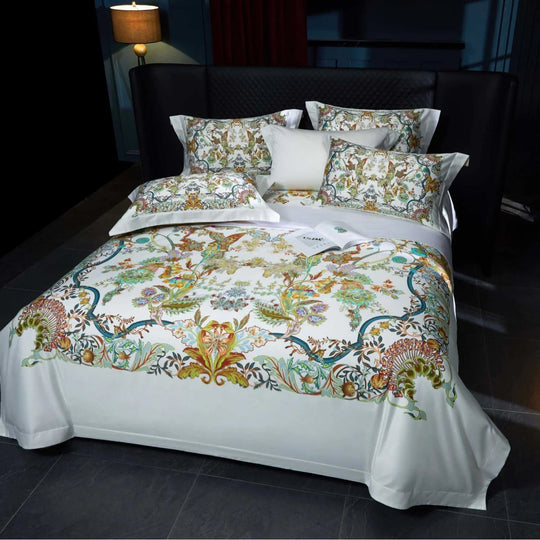 Dame Dynebetræksæt Paisley Jacquard Design 17