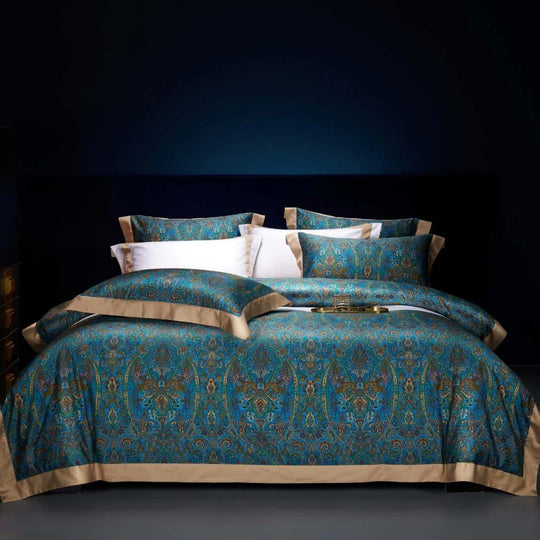 Dame Dynebetræksæt Paisley Jacquard Design 18