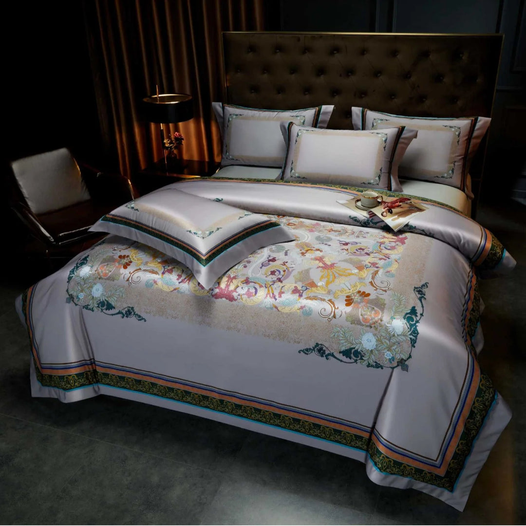 Dame Dynebetræksæt Paisley Jacquard Design 21