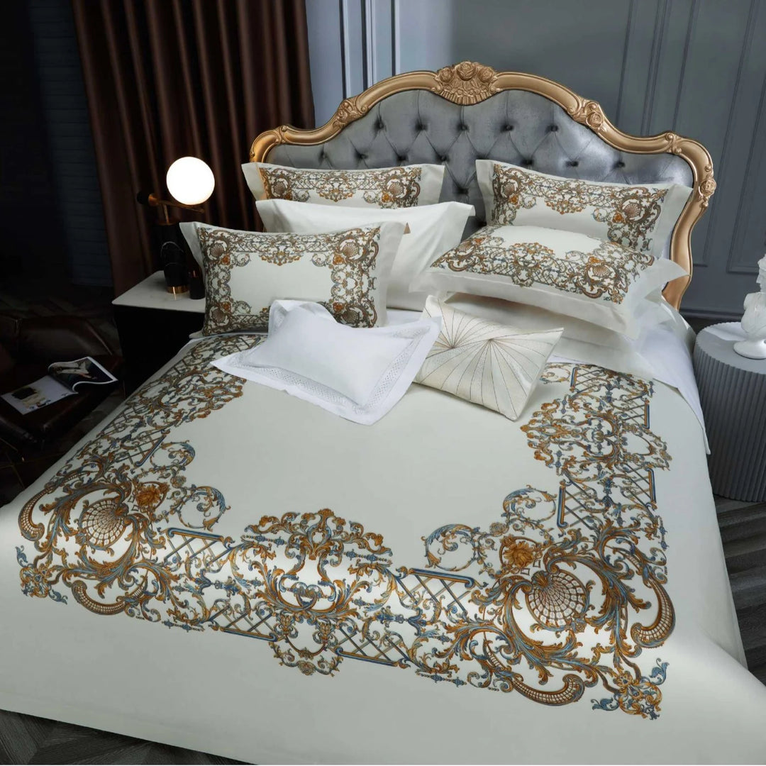 Dame Dynebetræksæt Paisley Jacquard Design 22