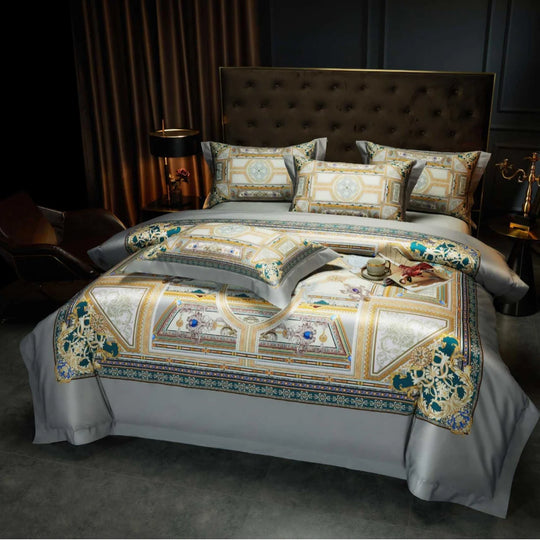 Dame Dynebetræksæt Paisley Jacquard Design 25