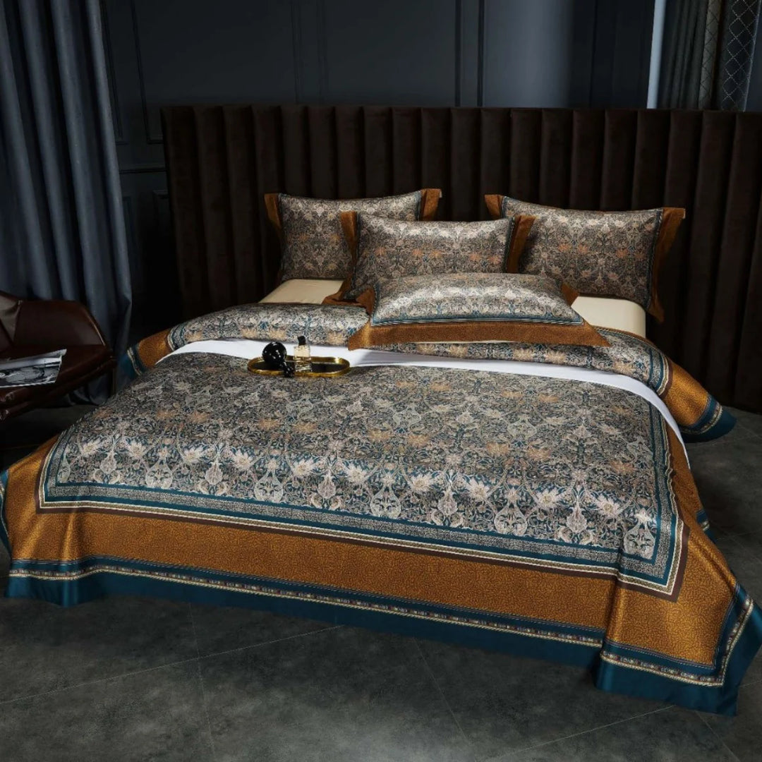 Dame Dynebetræksæt Paisley Jacquard Design 26