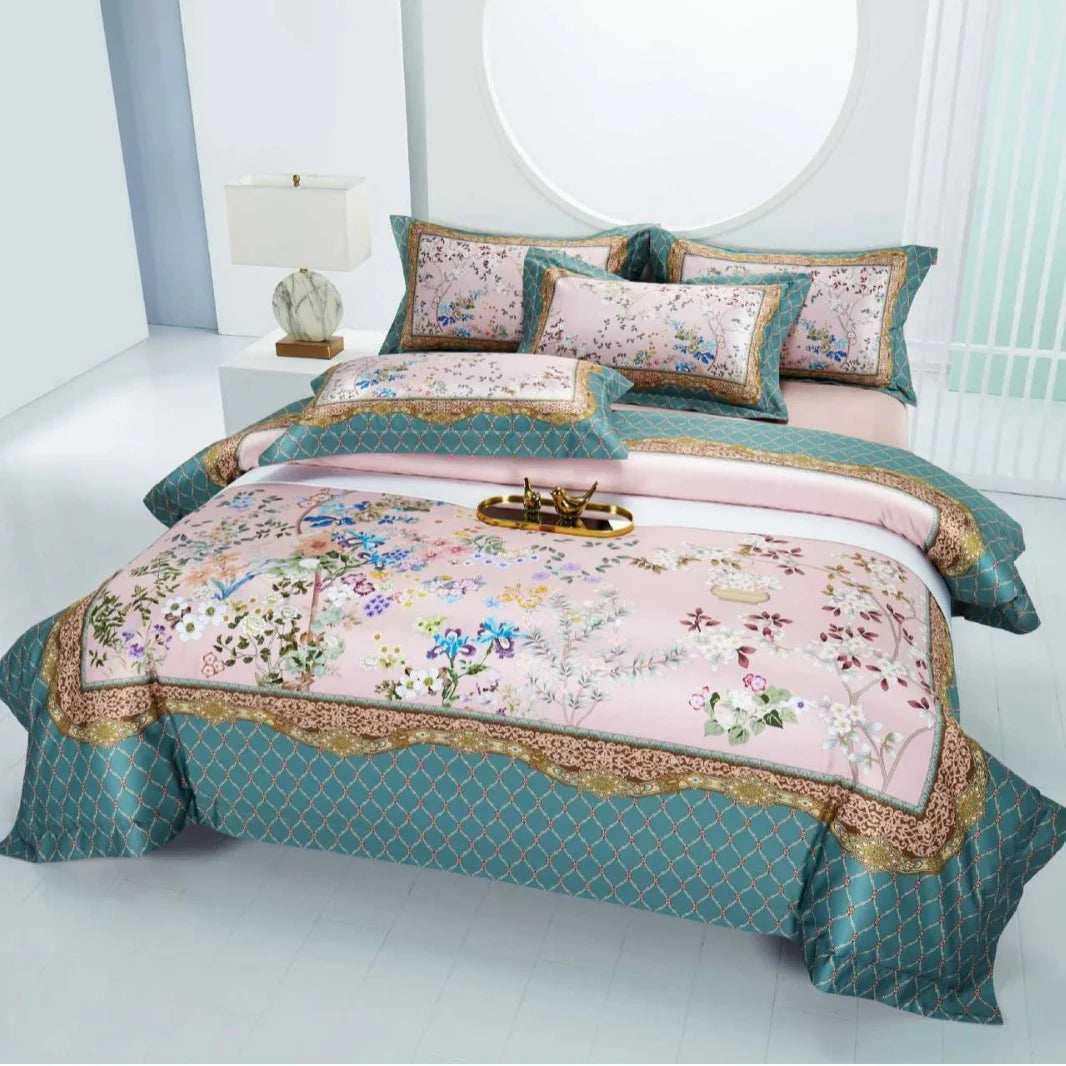 Dame Dynebetræksæt Paisley Jacquard Design 27