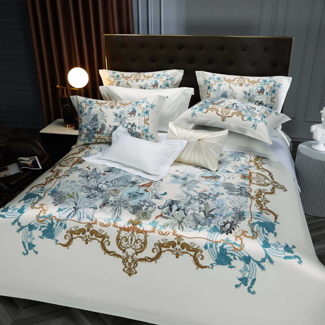 Dame Dynebetræksæt Paisley Jacquard Design 3