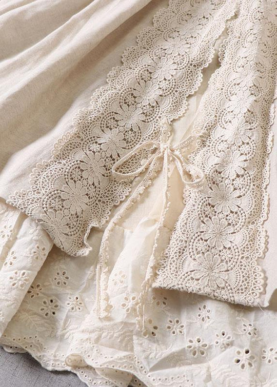 Dame Nederdel Rynket Patchwork Stil 2
