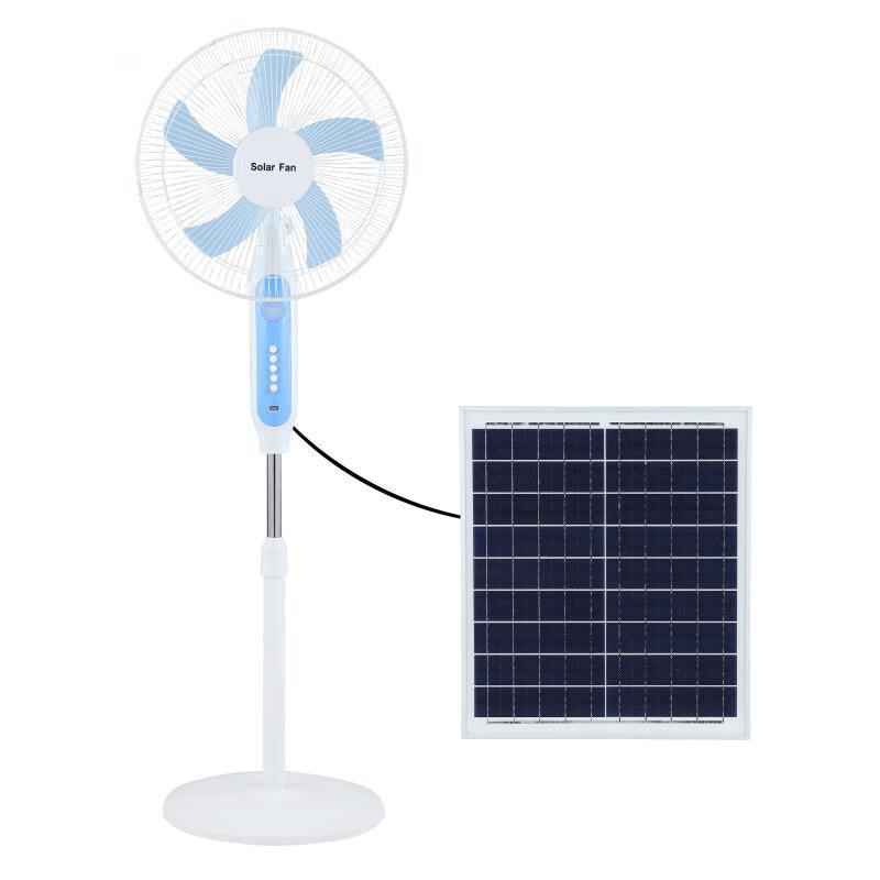 Dame Standventilator Solcelledrevet Med Fjernbetjening 2