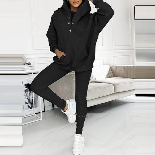 Dame Tre-delt Lounge Sæt Casual 4