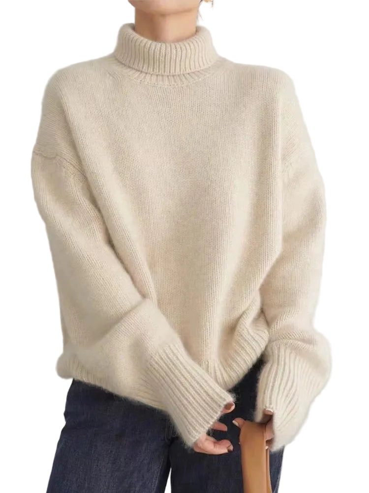Dame Turtleneck Trøje med Klassisk Design 0