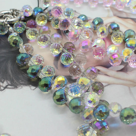 Damearmbånd med Krystalperler Justerbar Lukning 2