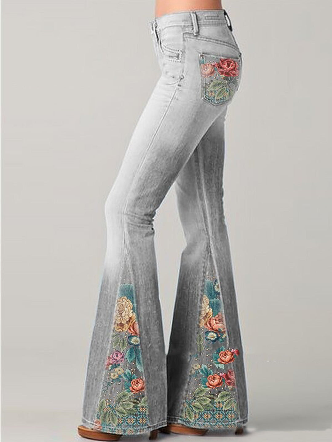 Damejeans med Blussede Ben 2