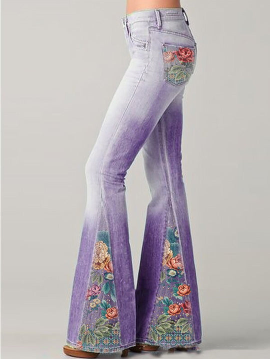 Damejeans med Blussede Ben 3