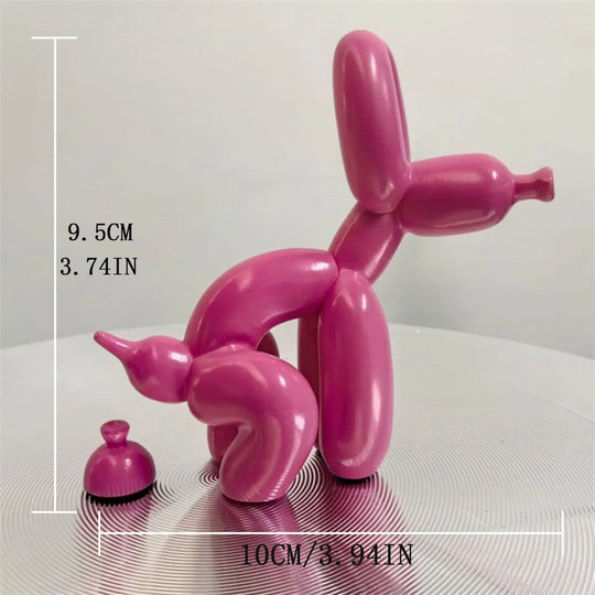 Dekorativ Ballonhund Kunst Accent Dekoration Legende Design 6