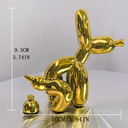 Dekorativ Ballonhund Kunst Accent Dekoration Legende Design 7