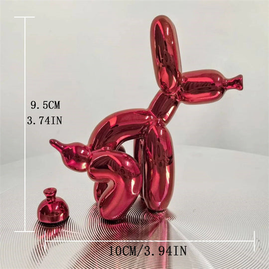 Dekorativ Ballonhund Kunst Accent Dekoration Legende Design 8