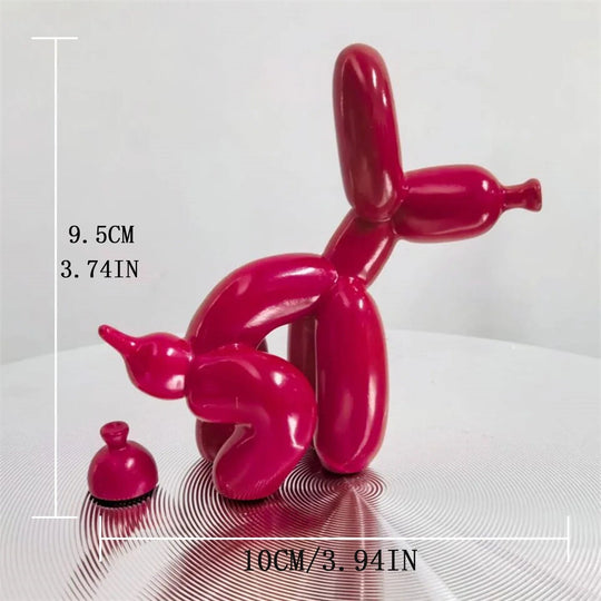 Dekorativ Ballonhund Kunst Accent Dekoration Legende Design 9