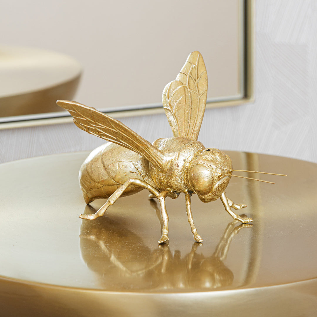 Dekorativ Bi Figur i Guld 1