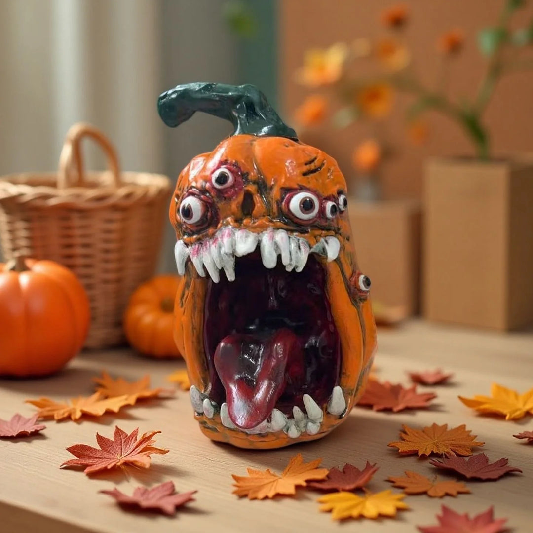 Dekorativ Græskarfigur til Efterår og Halloween 2