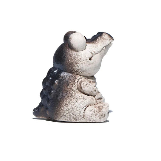 Dekorativ Krokodillefigur Unikt Design til Stue og Kontor 6