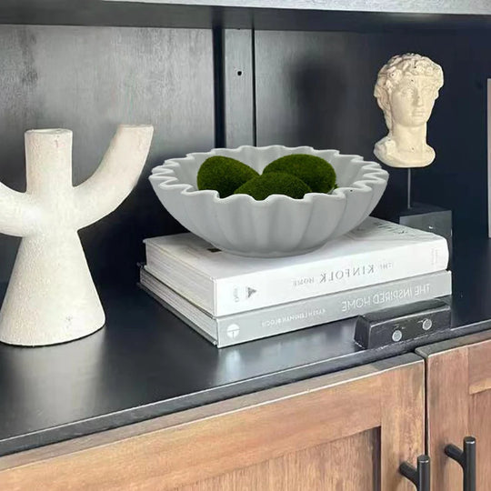 Dekorativ Serveringsskål med Bølget Design til Kvinder 3