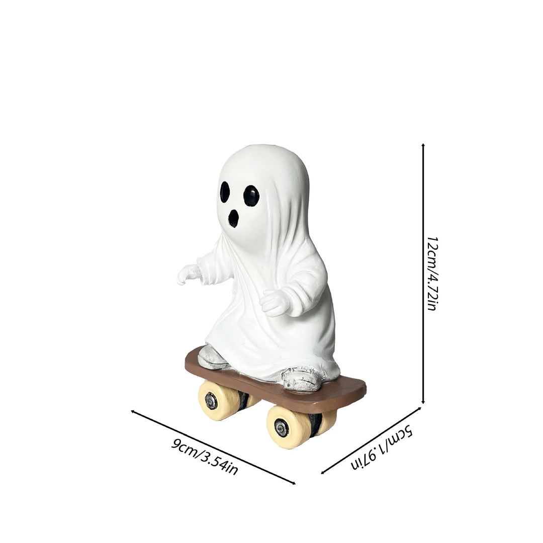 Dekorativ Skateboard Spøgelsesfigur Unik Indretning til Hjemmet 0