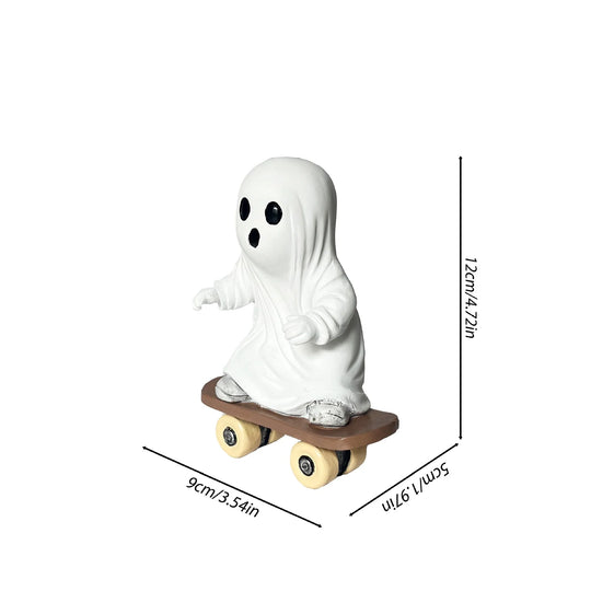 Dekorativ Skateboard Spøgelsesfigur Unik Indretning til Hjemmet 0