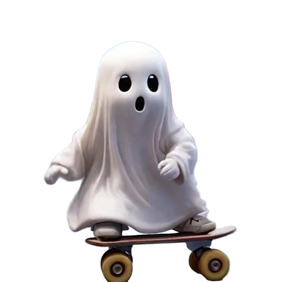Dekorativ Skateboard Spøgelsesfigur Unik Indretning til Hjemmet 1