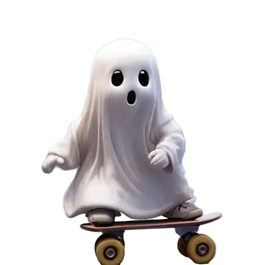 Dekorativ Skateboard Spøgelsesfigur Unik Indretning til Hjemmet 1