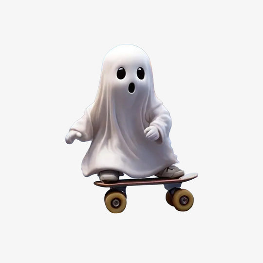 Dekorativ Skateboard Spøgelsesfigur Unik Indretning til Hjemmet 5
