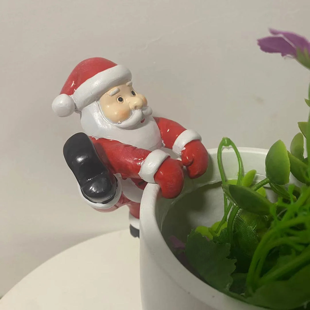 Dekorativ Snemand Plantedekoration Festlig Stil 6