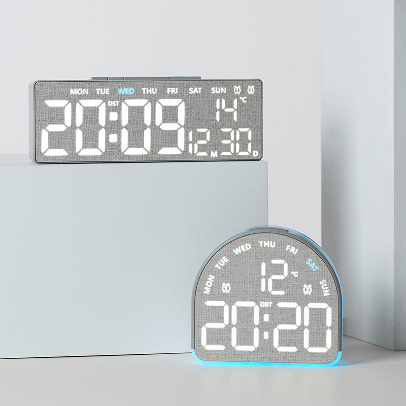 Digitalt Vækkeur Multifunktionelt Med Tydeligt Display 2