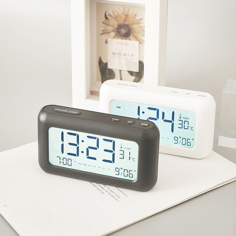 Digitalt Vækkeur med Snooze-Funktion og Temperaturvisning 3