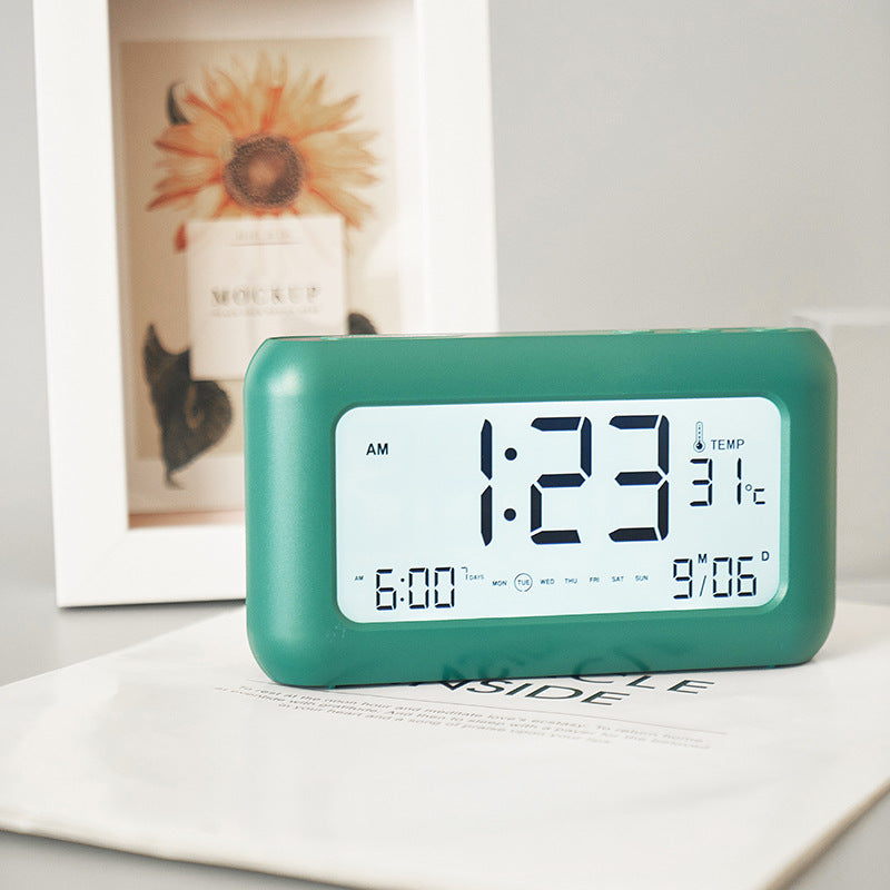 Digitalt Vækkeur med Snooze-Funktion og Temperaturvisning 4