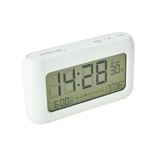 Digitalt Vækkeur med Snooze-Funktion og Temperaturvisning 7