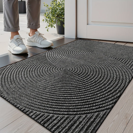 Dørmåtte Indendørs Udendørs Geometrisk Design Skridsikker Lavprofil 2