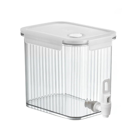 Drikkedispenser med transparent beholder og lufttæt låg til kvinder og mænd 5
