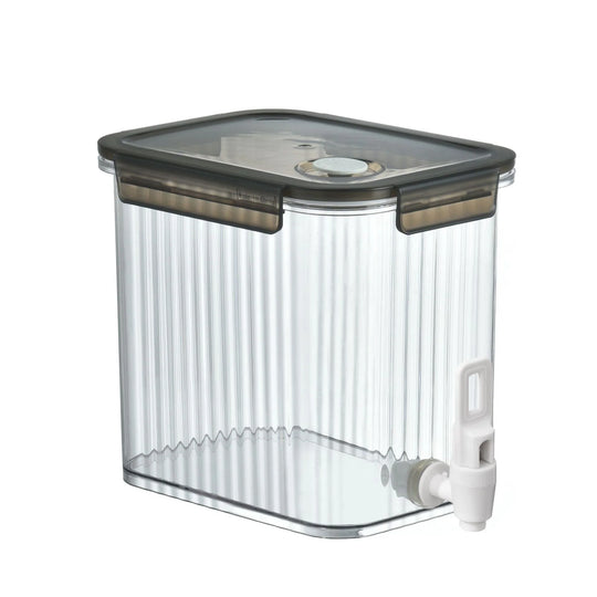 Drikkedispenser med transparent beholder og lufttæt låg til kvinder og mænd 6
