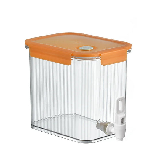 Drikkedispenser med transparent beholder og lufttæt låg til kvinder og mænd 8