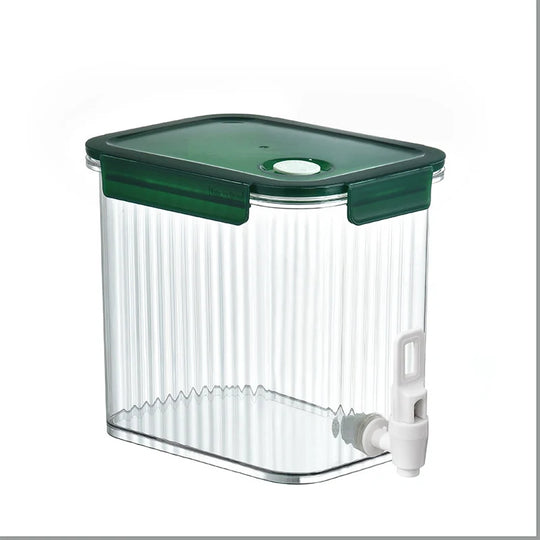 Drikkedispenser med transparent beholder og lufttæt låg til kvinder og mænd 9