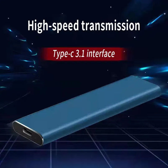 Ekstern Harddisk 2 TB Bærbar USB-C 7
