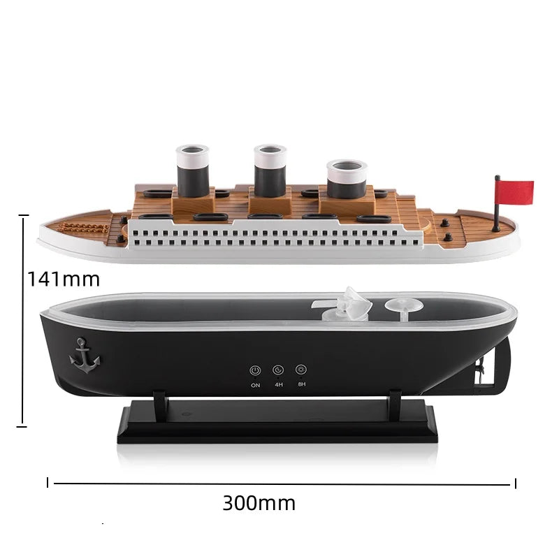 Elektrisk Aromaterapi Luftfugter med Havdesign 6