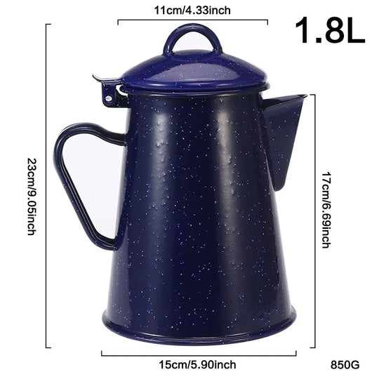 Emaljekande med hank Klassisk og Moderne Design 6