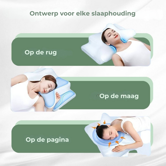 Ergonomisk Nakkepude til Alle Sovestillinger 6