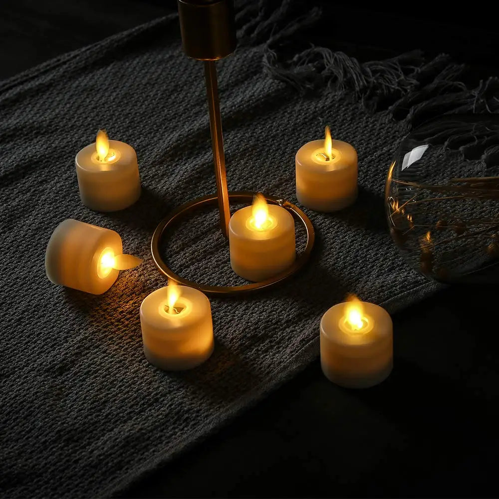 Flameless LED Stearinlys med Bevægelse 2