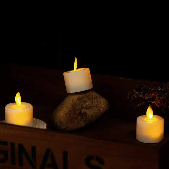 Flameless LED Stearinlys med Bevægelse 3
