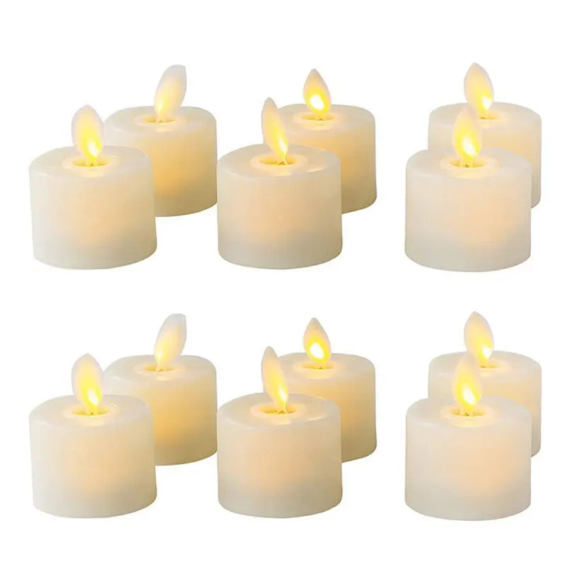 Flameless LED Stearinlys med Bevægelse 8