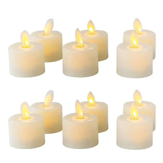 Flameless LED Stearinlys med Bevægelse 8