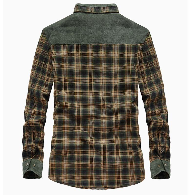 Flannel Plaid vinterjakke